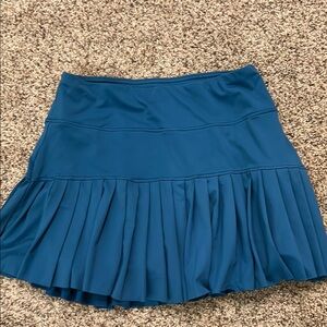 Pleated blue tennis golf or pickleball Skirt
